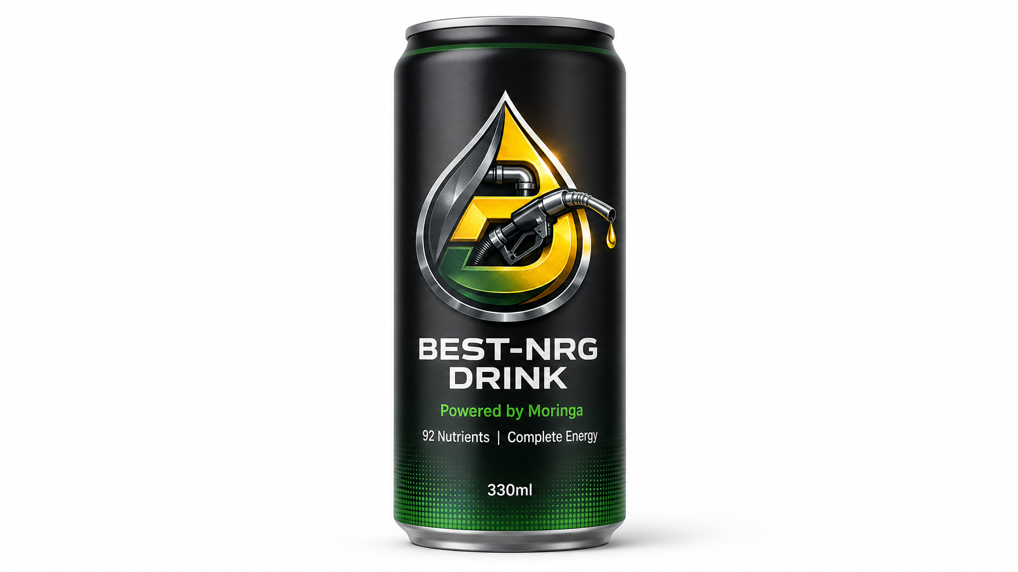 BossNRG Energy Drink 330ml - powered by Moringa, 92 nutrients, complete energy